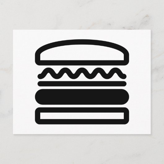 Burger Dreams Postkarte (Vorderseite)