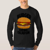 Burger Eating Champion Burger T-Shirts Feinschmeck (Vorderseite)
