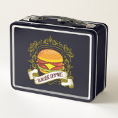 Burger Empire Lunch Boxes Metall Brotdose (Rückseite)