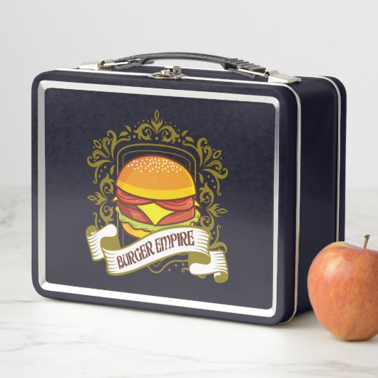 Burger Empire Lunch Boxes Metall Brotdose (Beispiel)