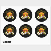 Burger Empire Stickers & Labels (Blatt)