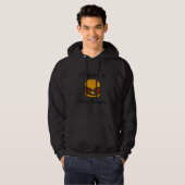 Burger essen Ironisches Zitat Hamburger Essen Hoodie (Vorne ganz)