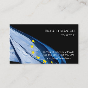 Bürger Europas Visitenkarte