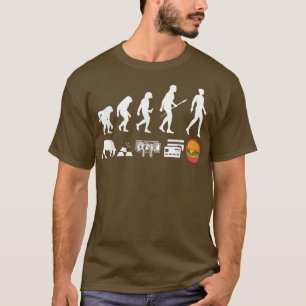 Burger Evolution, Cheeseburger Fast Food Barbecue T-Shirt