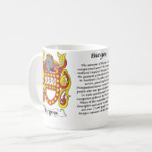 Bürger-Familien-Wappen Tasse (Vorderseite Links)