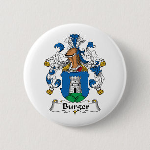 Burger-Familienwappen Button