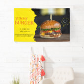 Burger Fast Food Grill Hamburger Party niedlich Banner (Insitu)