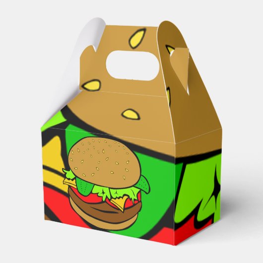 BURGER FAVOR-BURGER BASH BARBECUE TABELLE VORBEHAL GESCHENKSCHACHTEL (Rückseite)