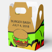 BURGER FAVOR-BURGER BASH BARBECUE TABELLE VORBEHAL GESCHENKSCHACHTEL (Geöffnet)