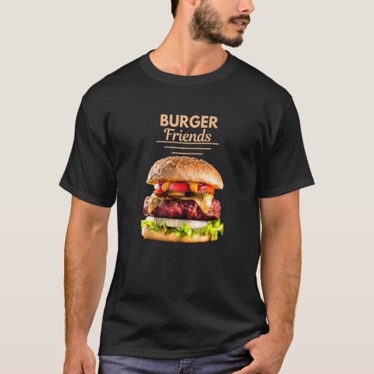 Burger Friends National Hamburger Day 28. Mai Fast T-Shirt (Vorderseite)