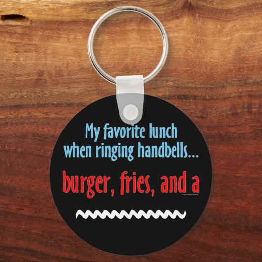 Burger, Fries und Shake Schlüsselanhänger (Vorderseite)