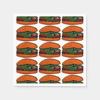 Burger-Geburtstags-Partyserviette Serviette