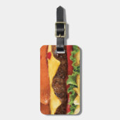 Burger Gepäckanhänger (Vorderseite vertikal)