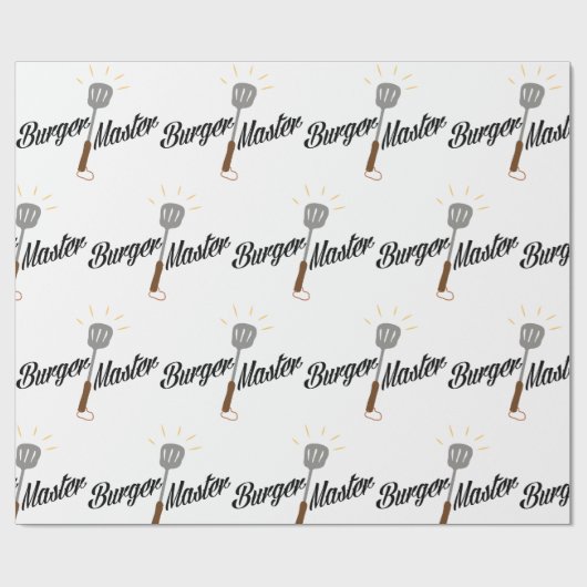 Burger Geschenkpapier (Flach)