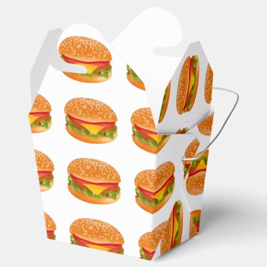Burger Geschenkschachtel (Geöffnet)
