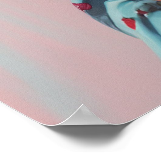 Burger Girl Poster (Ecke)