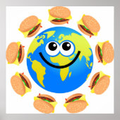 Burger Globe Poster (Vorne)