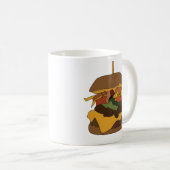 Burger Hamburger Burger Kaffeetasse (VorderseiteRechts)