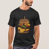 Burger Hamburger Burger T-Shirt (Vorderseite)