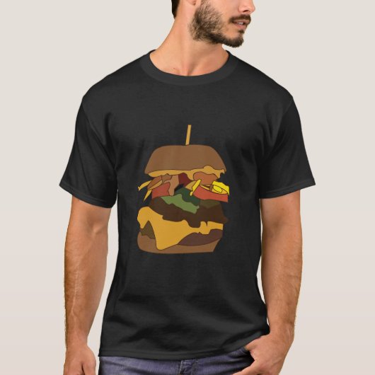 Burger Hamburger Burger T-Shirt (Vorderseite)