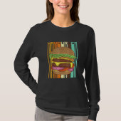 Burger Hamburger Cheesburger für Fast Food2022 T-Shirt (Vorderseite)