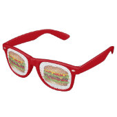Burger Hamburger Cheeseburger Picnic Gastgeschenk Sonnenbrille (Schrägansicht)