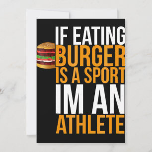 Burger Hamburger GRILLEN Spaß Funny Pun Geschenk I Feiertagskarte