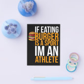 Burger Hamburger GRILLEN Spaß Funny Pun Geschenk I Flyer (Einzeln)