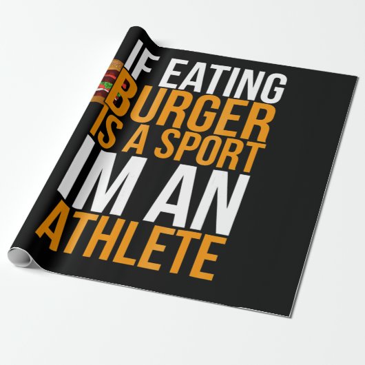 Burger Hamburger GRILLEN Spaß Funny Pun Geschenk I Geschenkpapier (Ungerollt)