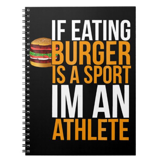 Burger Hamburger GRILLEN Spaß Funny Pun Geschenk I Notizblock (Vorderseite)