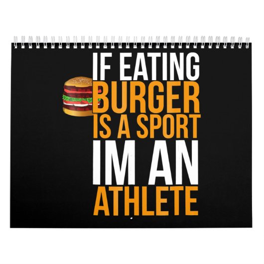 Burger Hamburger GRILLEN Spaß Funny Pun Geschenk Kalender (Titelbild)