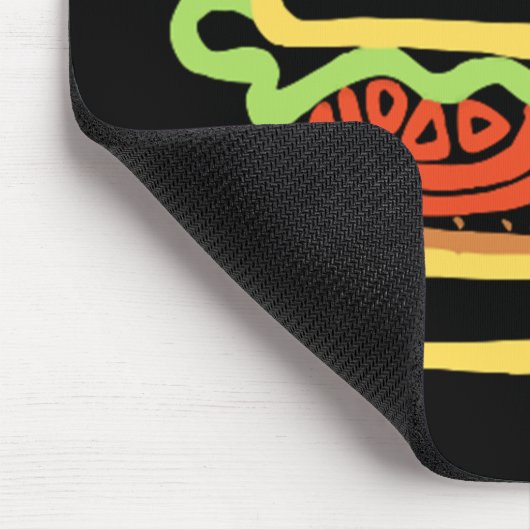 BURGER HAMBURGER MOUSEPAD (Ecke)