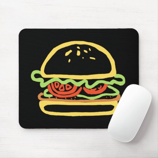 BURGER HAMBURGER MOUSEPAD (Mit Mouse)