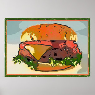 Burger Italiano Poster