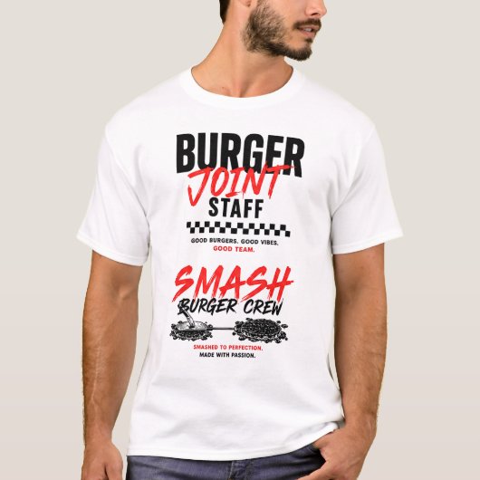 🍔 Burger Joint Personal Creative Restaurant Team  T-Shirt (Vorderseite)