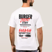 🍔 Burger Joint Personal Creative Restaurant Team  T-Shirt (Rückseite)