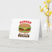 Burger Junkie Karte (Gelbe Blume)