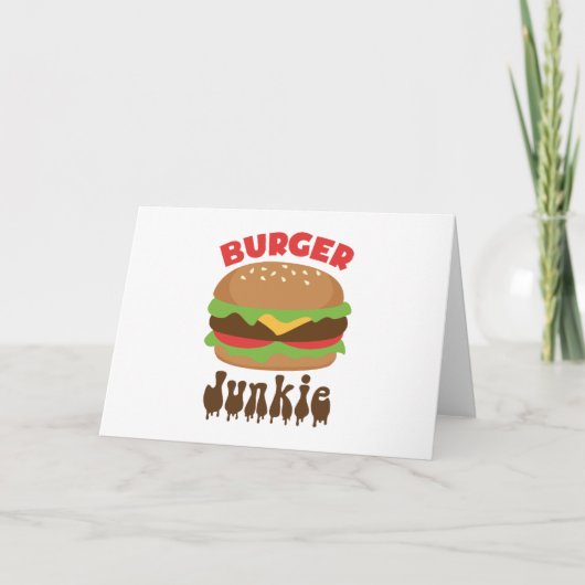Burger Junkie Karte (Vorderseite)