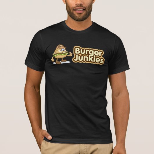 Burger-Junkie-T - Shirt (Vorderseite)