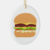 Burger Keramik Ornament (Rechts)