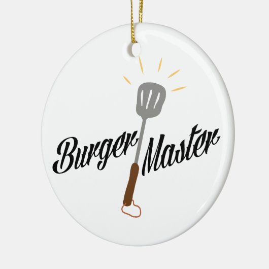 Burger Keramik Ornament (Links)
