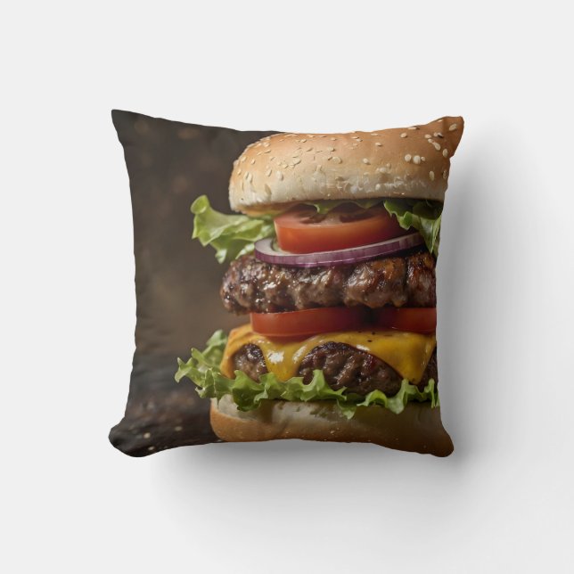 Burger Kissen (Vorderseite)