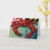 Bürger-Krabbe von Maryland Karte (Gelbe Blume)