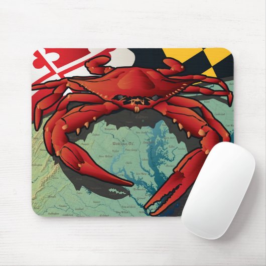 Bürger-Krabbe von Maryland Mousepad (Mit Mouse)