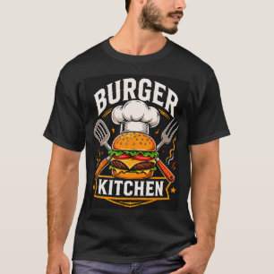 🍔 Burger-Küchen-Crew Kreatives Restaurant-Persona T-Shirt
