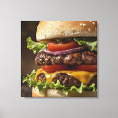 Burger Leinwanddruck (Vorderseite)