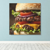Burger Leinwanddruck (Insitu (Holzboden))