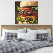 Burger Leinwanddruck (Insitu (Schlafzimmer))