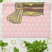 Burger-Liebe-Fischrogen Handtuch (Gefaltet)