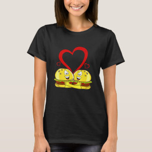 Burger Liebe Junk Food Sandwich Hamburger Fast T-Shirt